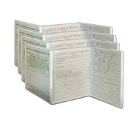 L&P A250 fundas protectoras para documentación de vehículos 3 piezas funda protectora de PVC moto transparente