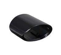 L&P A301 Embellecedor de tubo de escape de acero inoxidable negro espejo pulido cromo compatible con 1er E81 E82 E87 E88 LCI X1 e84 Plug Play pieza repuesto para tubo de escape color negro cromado