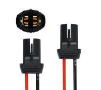 L & P Car Design 2 Casquillo Portalámparas T10 W5W WY5W para Faros Conector Bombilla Enchufes Bombillas para Coche Moto Quad Scooter Camion Soporte Ficha con cable - W5W W3W WY5W W2,1X9,5D - B586-2-2
