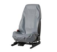 L&P Car Design GmbH L&P 2 Piezas Sitzschoner Werkstattschoner Sitzbezug de robustem regenerado en Beige Gris Negro de Eco Cuero Schonbezug estanco + pflegeleicht + solidez + langlebig PU en Negro.