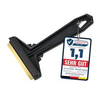 L & P Car Design Rascador Hielo Coche - Murska - rápido, facil y eficaz - Rasqueta Hielo Coche - Quita Hielo Parabrisas Coche - Premium Hips y Hoja de latón - Labio de Goma - de Finlandia (Negro)