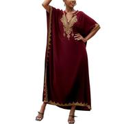 L-Peach Ropa de Dormir Caftán para Mujer Kimono Bikini Cover Ups Vestido de Playa Pareos Batas