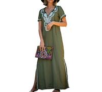 L-Peach Ropa de Dormir Caftán para Mujer Kimono Bikini Cover Ups Vestido de Playa Pareos Batas