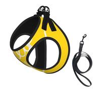 L Pet - Arnés tipo chaleco para perro, tamaño pequeño, estampado de Hello Sunshine ajustable, para viajes al aire libre y caminar