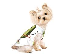 L Pet - Camiseta sin mangas transpirable - Camiseta sin mangas ligera con estampado de aguacate (1) para perros pequeños y medianos