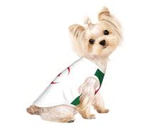 L Pet - Camiseta transpirable sin mangas con estampado de la bandera de Argelia, gatos pequeños a medianos, cachorros, yorkie, perro salchicha, bulldog francés