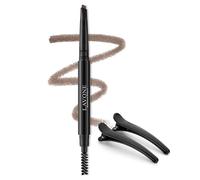 L piz de cejas LAVONE - Maquillaje resistente al agua con punta triangular y pincel de doble cara. Punta fina y precisa que rellena las cejas. Cr
