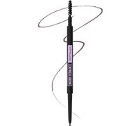 L piz de cejas Maybelline Express Brow Ultra Slim con punta de precisi n y cepillo para cejas definido, color marr n oscuro, 1 unidad