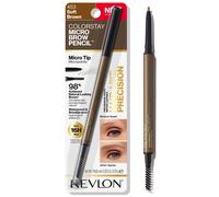 L piz de cejas Revlon ColorStay Micro con cepillo de cepillo incorporado, infundido con aceite de arg n y marula, resistente al agua y a las manc