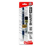 L?piz mec?nico Pentel Sharp HD de 1,3 mm, cuerpo azul oscuro, 1 mina de pol?mero de alta resistencia, AM13LBP