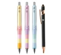 L piz mec nico Pilot Japan Dr. Grip CL Play Boader de 0,3 mm, color pastel, 3 paquetes con adhesivo kanji LOVE, amarillo pastel, rosa pastel, azu