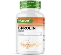 L-Prolina - 365 cápsulas - Alta dosis de 1000 mg por ración diaria - Aminoácido puro obtenido mediante fermentación - Sin aditivos, vegano