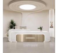 L Recept De con iluminación LED oculta, logotipo personalizable, perfecto para oficinas y profesiones
