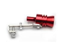 (L-Red)Car modified exhaust pipe Turbo imitation generator Turbo whistle Motorcycle accessories