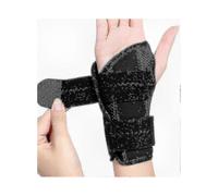 (L-Righthands, Black) Breathable Adjustable Wrist Brace for Carpal Tunnel, Tendonitis & Arthritis Relief, Night Support Splint with Comfortable Straps