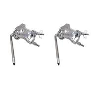 L-Rod Soporte de fijación para batería de aleación de zinc para toms platillos y percusión Soporte ajustable