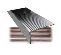 L-Shad - Tiras protectoras antideslizantes para bordes de escalera, impermeables y resistentes al desgaste, soluciones de seguridad para peldaños y tamaño cortable, 1,5 cm de ancho x 110 cm de largo