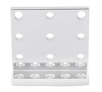 L - Shape Fixed Seat Bracket | 40x40x12mm Aluminum Mounting Bracket for V - Groove Bearings/Robotics/Linear Motion | M4x0.7mm Thread, Model 3211-0001 - 0001