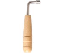 L-Shape Tuning Wrench, Metal Adjusting Tool, Sturdy Wood Handle, Portable Design, Autoharp Maintenance, (4.13 Inches), Ideal For Lyre Replacement Accessories
