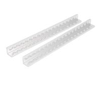 L - Shaped Beam Channel 12x12x152mm | 18 Holes Aluminum Robot Parts for DIY/Robotics/RC Assemblies | 3103-0018 - 0152 Kit with Exact Machining