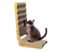 L Shaped Cat Scratcher, Kitten Scratching Board, Pet Nail Sharpening, Interactive Toy for Claw Health, Mental and Physical Exercise, Ideal for Kittens, Home Use, 25.98x15.16x10.04 in