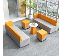 L-Shaped Modular Reception Sofa Set, Innovative Office Sofa For Relaxed Settings,for Office Waiting Area & Client Lounge(F)