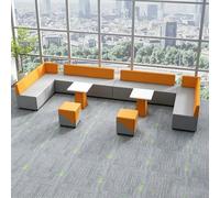 L-Shaped Modular Reception Sofa Set, Innovative Office Sofa For Relaxed Settings,for Office Waiting Area & Client Lounge(G)