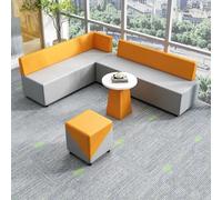 L-Shaped Modular Reception Sofa Set, Innovative Office Sofa For Relaxed Settings,for Office Waiting Area & Client Lounge(A)