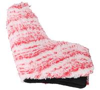 L - Shaped Putter Head Cover | Soft Plush Protector with Hook & Loop Design | Sturdy Headcover for Men/Women | Ideal Sport Present Accessory (White Pink with Cat Ears Decor)