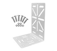 L Shaped Security Camera Mount Steel Galvanized | Galvanized steel construction, rust protection, long-term outdoor durability, secure wall fix