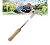 L-Shaped Stainless Steel Crevice Weeding Tool, Patio Crack Weeder Tool With Ergonomic Handle, for Garden Lawn Yard Patio Terrace Paving Moss Garden Tool (1pc)