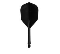 L-style BarFlight 2BA - Vuelo de dardos con eje integrado, forma L3, 26 mm (260), color negro, 1 juego (3 vuelos)