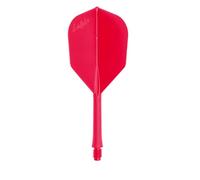 L-style BarFlight 2BA - Vuelo de dardos con eje integrado, forma L3, 26 mm (260), color rojo, 1 juego (3 vuelos)