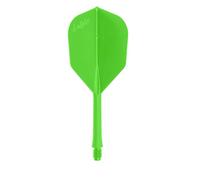 L-style BarFlight 2BA - Vuelo de dardos con eje integrado, forma L3, 26 mm (260), color verde neón, 1 juego (3 vuelos)