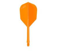 L-style BarFlight 2BA - Vuelo de dardos con eje integrado, forma L3, 26 mm (260), naranja neón, 1 juego (3 vuelos)