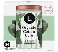 L. Tampones de algodón orgánico - Regular 42 unidades x 2 paquetes (84 unidades en total)