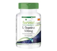 L-teanina 500 mg - para 2 meses - VEGANO - Alta dosificación - 60 comprimidos - aminoácido
