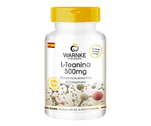 L-Teanina 500mg - Aminoácido - Adaptógeno - 60 comprimidos | Warnke Vitalstoffe - Calidad de farmacia alemana