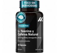 L-Teanina con Cafeína Natural, Ginkgo y Ashwagandha | Focus Nootrópico