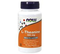 Now Foods L-Teanina 100 mg - 120 Cápsulas Vegetales