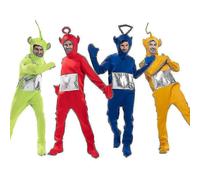 (L-Tintín-Azul) Pijama de dibujos animados para adultos de los Teletubbies, ideal para fiestas de disfraces,
