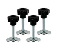 L Track Accessories | 1 Lug Threaded Stud Nut Fitting Tie Down | Ergonomic Anti-Slip Replacement Part Rail For Car Vehicle Airplane Garage Warehouses