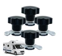 L Track Rail, Lug Threaded Stud Nut Fitting, Heavy-Duty Tie Down Anchorz, Ergonomic Replacement Part for Trucks, Cars, Garages, Airplanes, or Warehouse Cargo Securing and Storage Systems