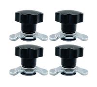L Track Rail, Lug Threaded Stud Nut Fitting Tie-Down Kit, Heavy-Duty Ergonomic Mounting Accessory, Secure Replacement Part for Trucks, Cars, Garajes, Airplanes, Warehouses, Trailers