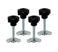 L Track Rail, Lug Threaded Stud Nut Fitting Tie Down, Warehouse Replacements, Ergonomic Rail Replacement Accessories for Trucks Car Garage Airplane Transport, 15x10x5 inches