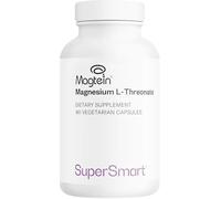 L-Treonato de Magnesio (Magtein) - Reduce la Fatiga - Refuerza la Capacidad Cognitiva, Memoria y Concentración - Salud Muscular y Ósea - Apoya el Corazón - Vegano - SuperSmart