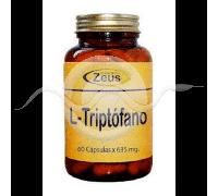 L-triptófano 635 mg 60 cápsulas vegetales ZEUS - complemento para el descanso