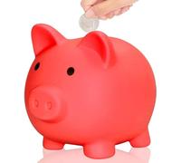 L&W Luck Hucha Cerdito,Monedas de Caja de Dinero Bonita,Hucha Ahorro Inastillable, Monedas, Calderilla, Accesorios Bonitos