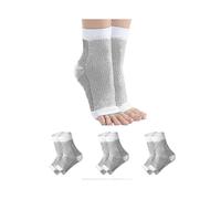 (L XL, White) 3 Pairs Neuropathy Socks for Pain Relief - Compression Socks for Neuropathy, Tendonitis & Plantar Fasciitis - Soothing Foot Care
