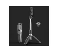 L02 Trípode multifuncional Bluetooth de 100 cm para selfies (Color: Negro): Regalo sorpresa negro